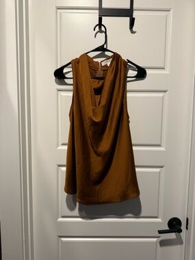 LBLC Katie Sleeveless Blouse in Brown